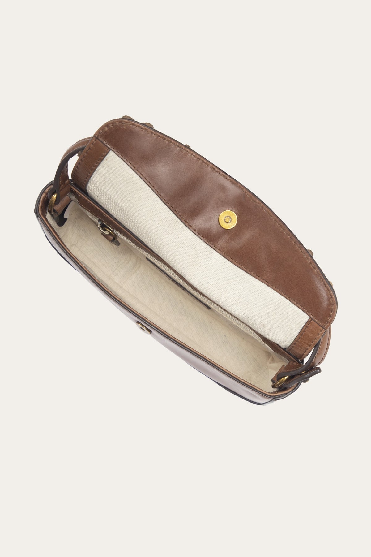 FRYE Cognac Melissa Floral Convertible Mini Flap