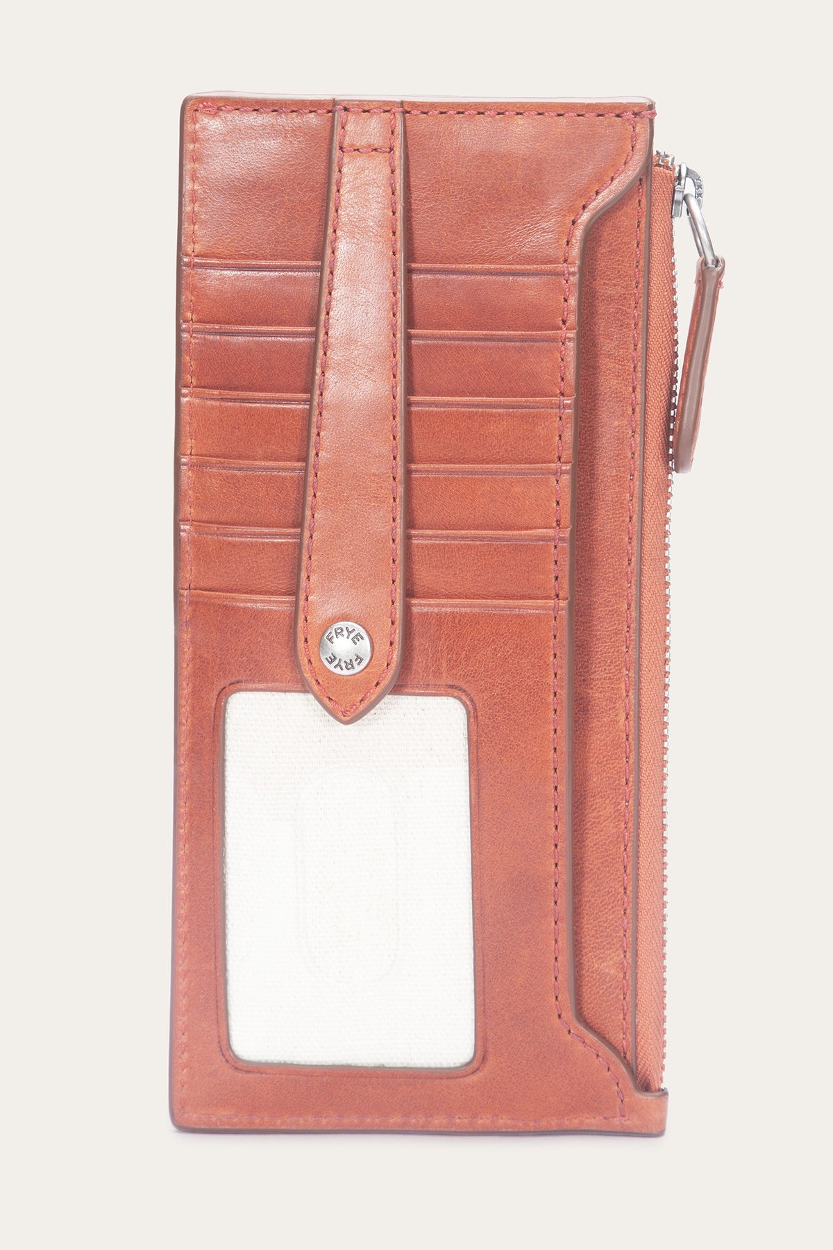 FRYE Women's Persimmon Melissa Snap Card Wallet