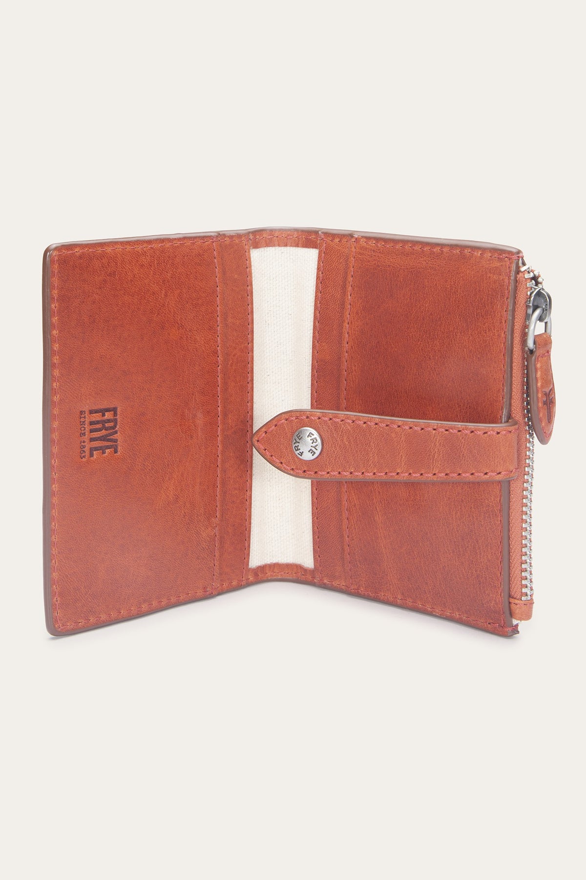 FRYE Women's Persimmon Melissa Leather Coin Purse
