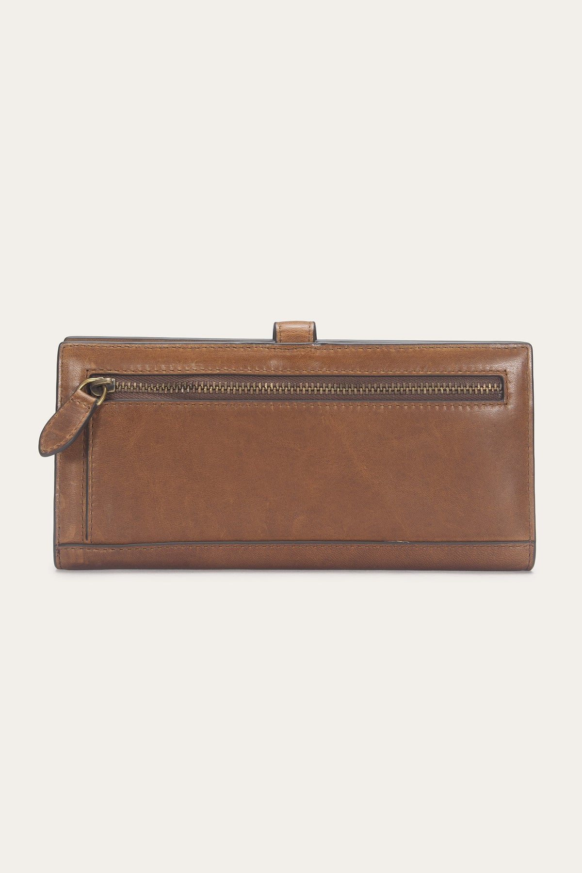 FRYE Women's Cognac Melissa Slim Wallet