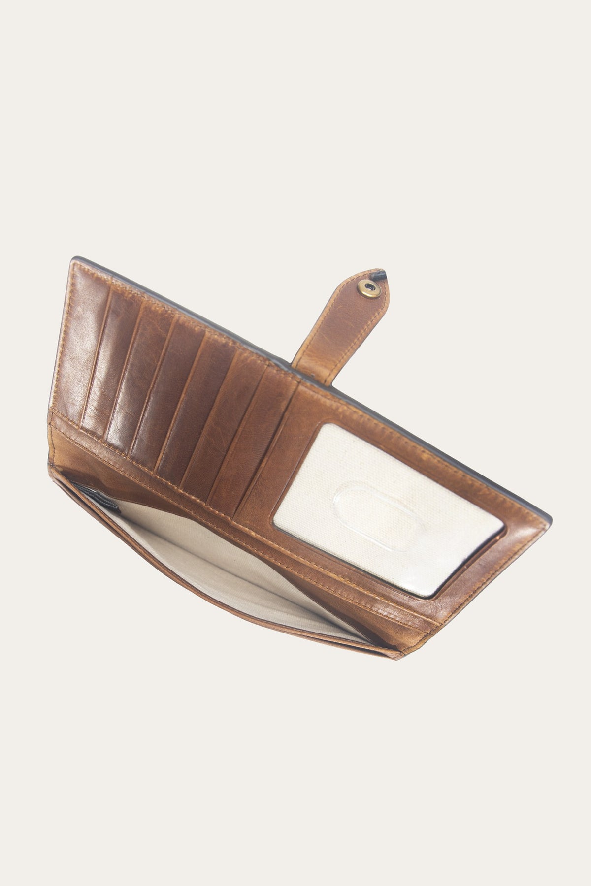 FRYE Women's Cognac Melissa Slim Wallet