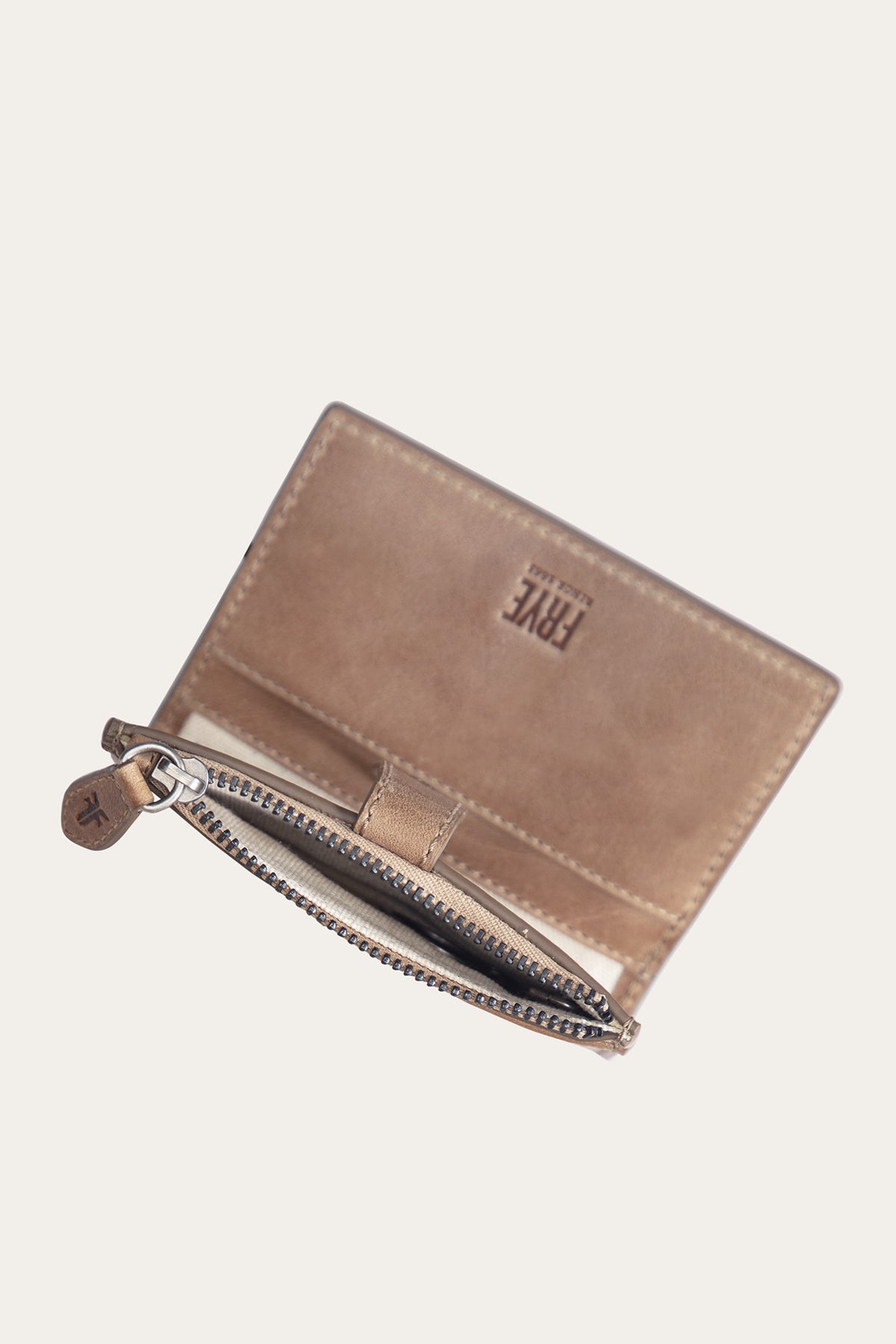 FRYE Melissa Beige Coin Purse