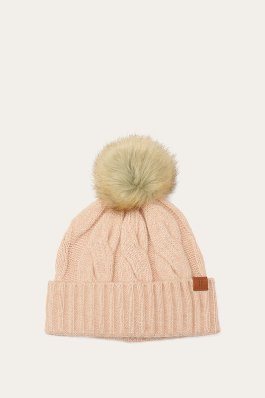 FRYE Rose Cloud Wide Cable Cuff Hat