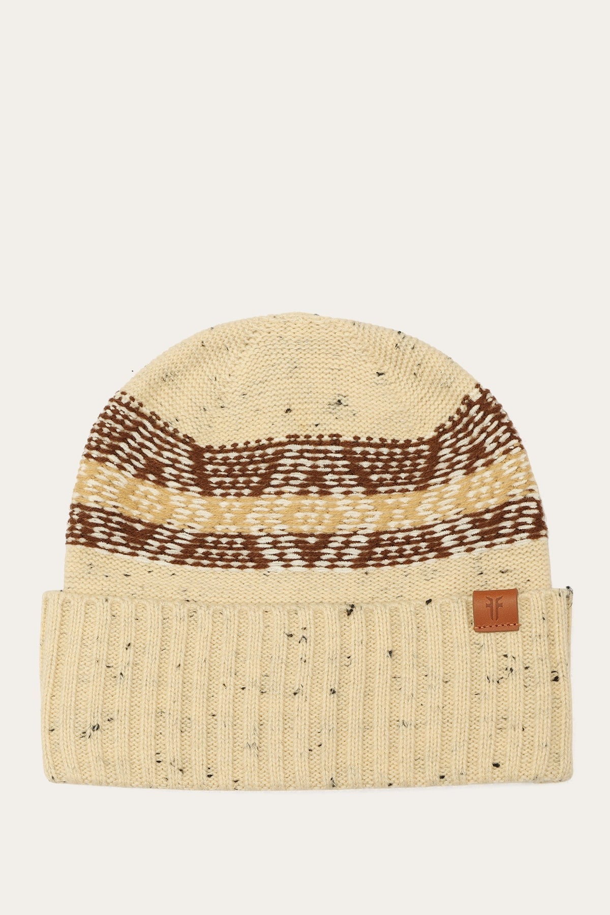 FRYE Birch Tweed Fair Isle Cuff Hat