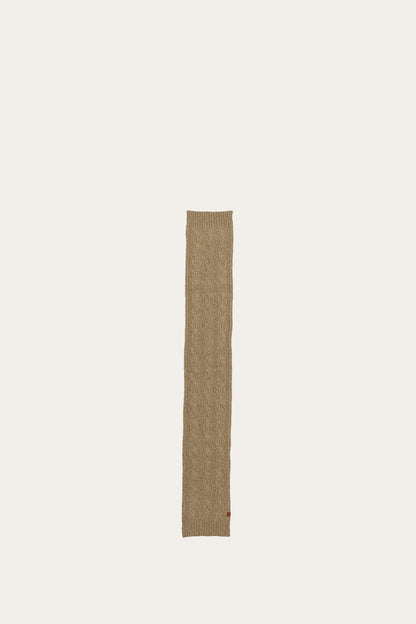 FRYE Burnt Olive Wide Cable Scarf