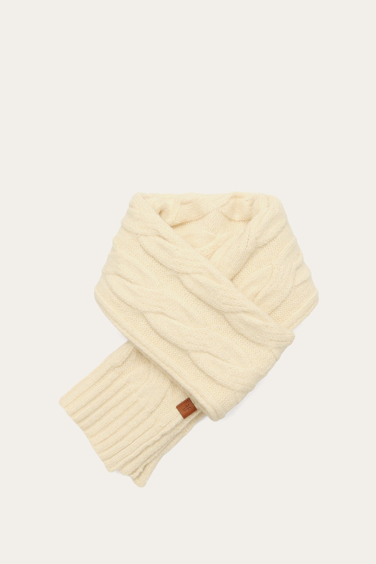 FRYE Birch Wide Cable Scarf