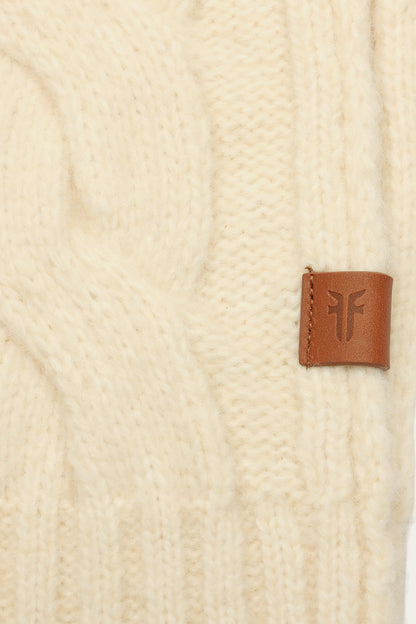 FRYE Birch Wide Cable Scarf