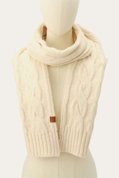 FRYE Birch Wide Cable Scarf
