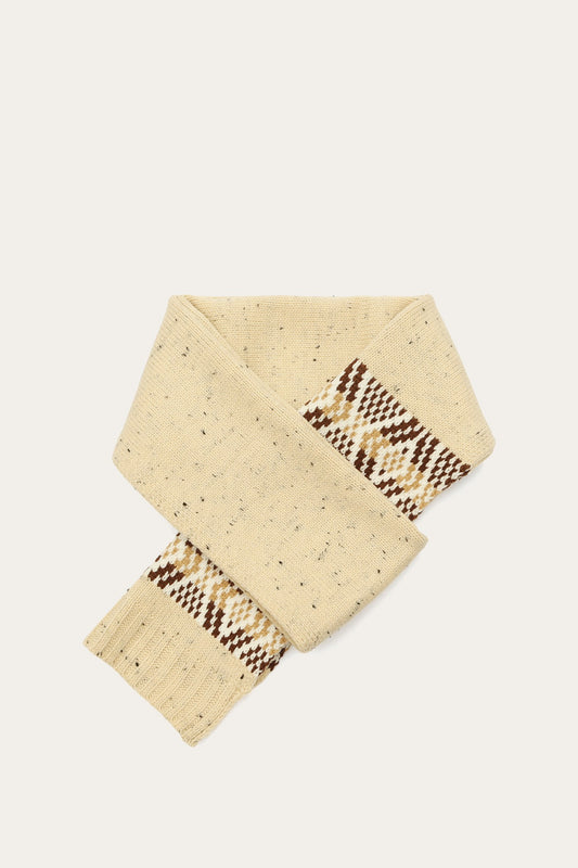 FRYE Birch Tweed Fair Isle Scarf