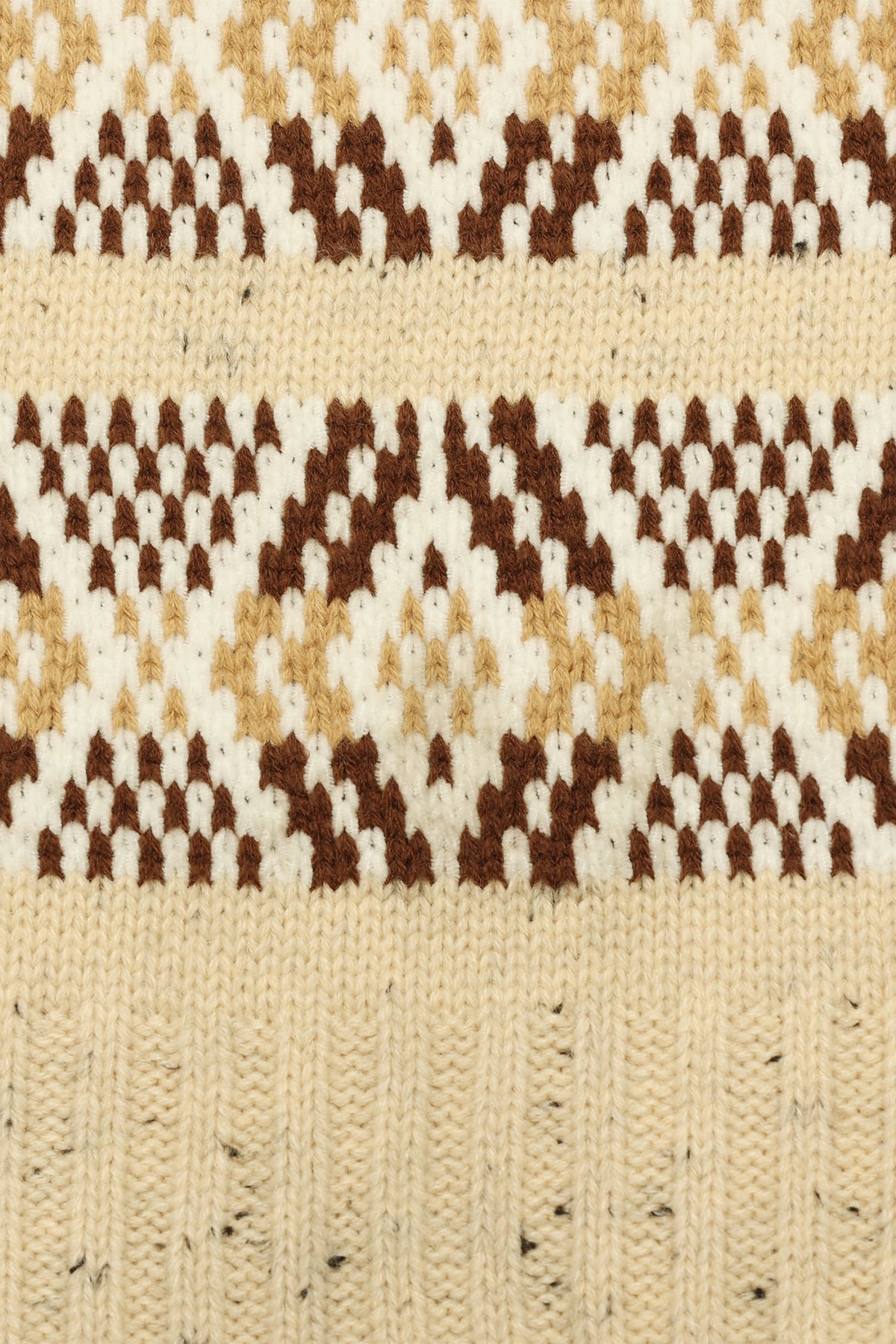 FRYE Birch Tweed Fair Isle Scarf
