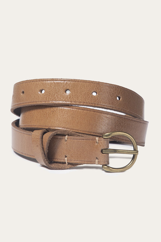 FRYE Light Bronze 25mm Belt