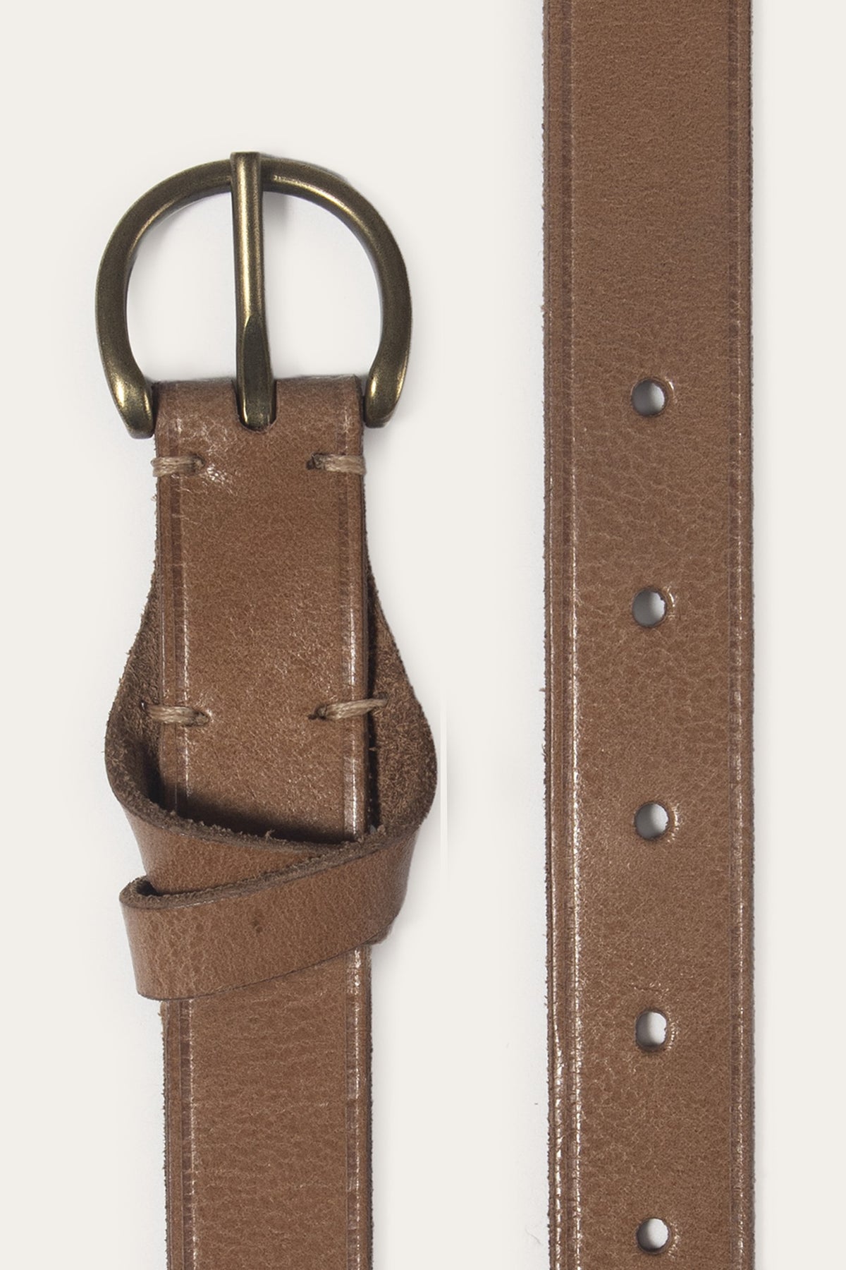 FRYE Light Bronze 25mm Belt