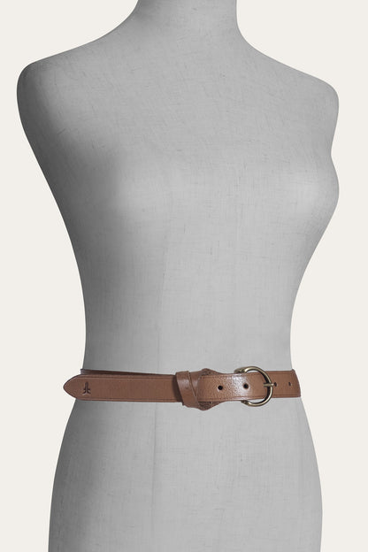 FRYE Light Bronze 25mm Belt