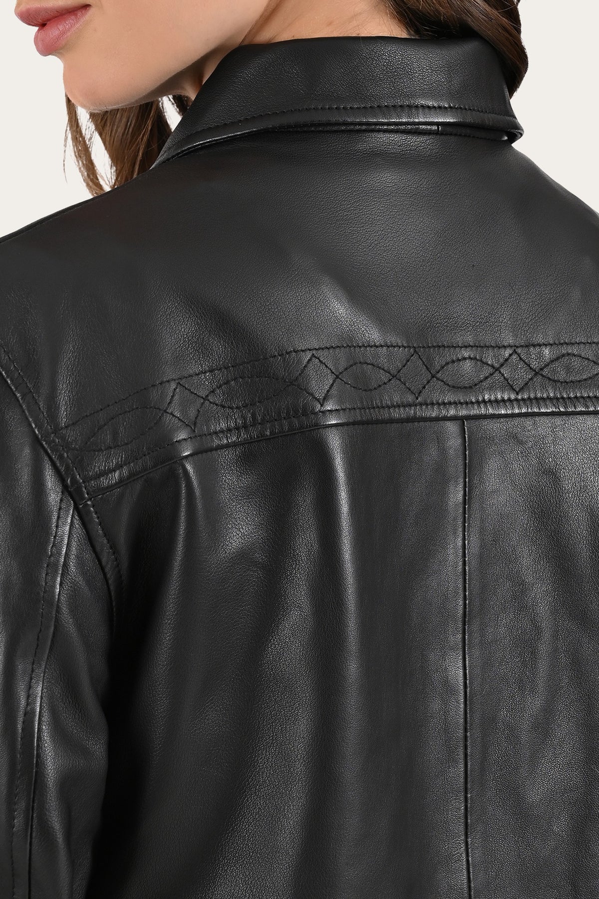 FRYE Black Bailor Shirt Jacket