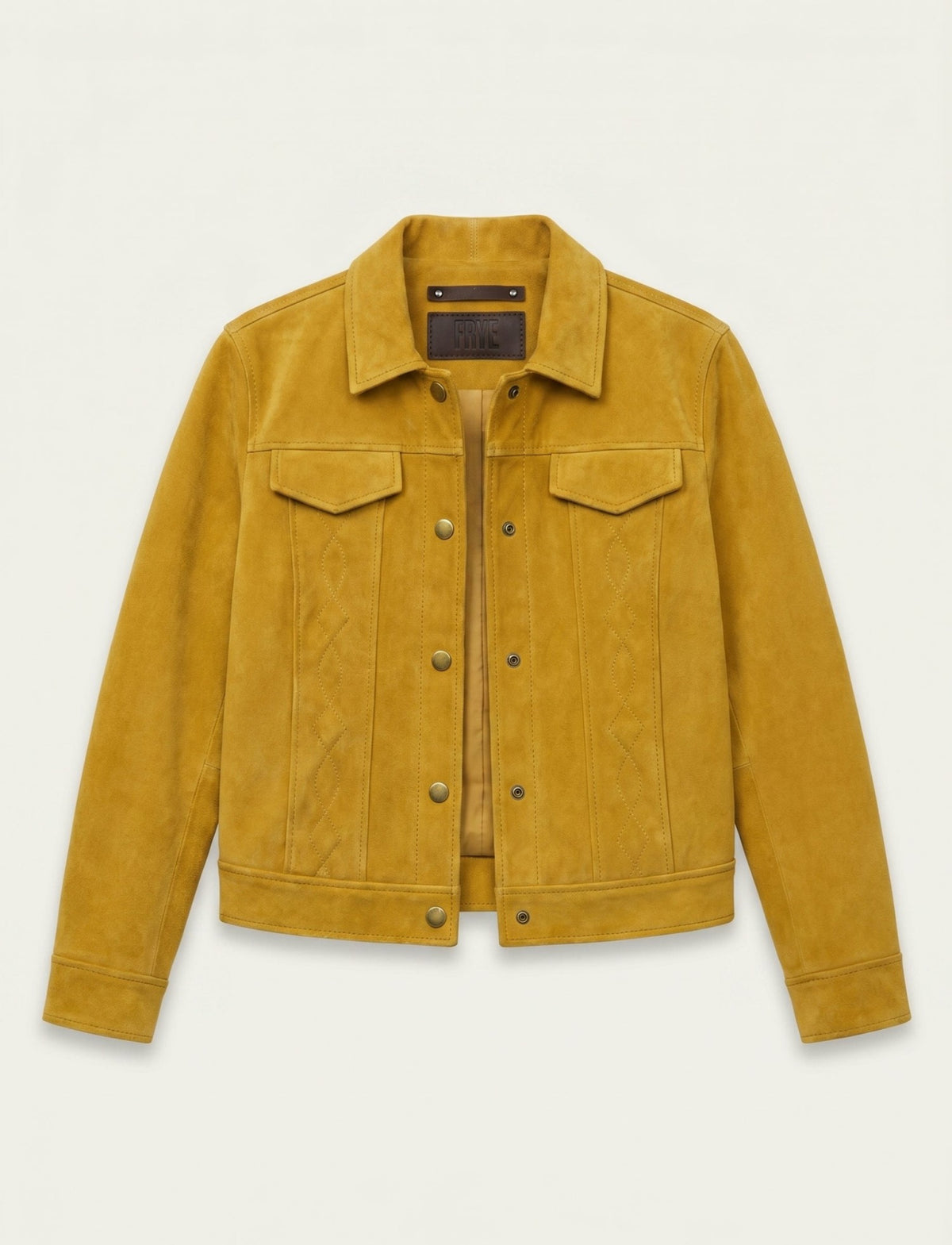 FRYE Women's Mustard Canyon Heritage Suede Jacket