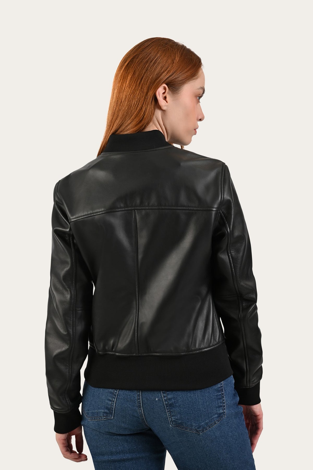 FRYE Black Bolton Bomber Jacket