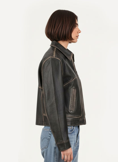 FRYE Black Clancy Jacket