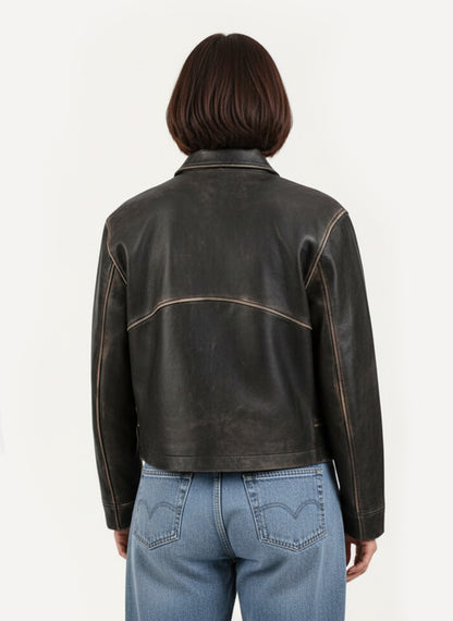 FRYE Black Clancy Jacket