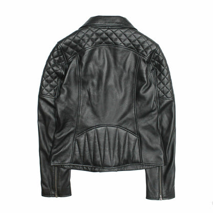 FRYE Women’s Black Oklahoma Biker Leather Jacket
