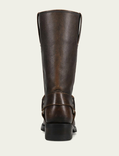FRYE Men's Antique Black Harness 12R Boot