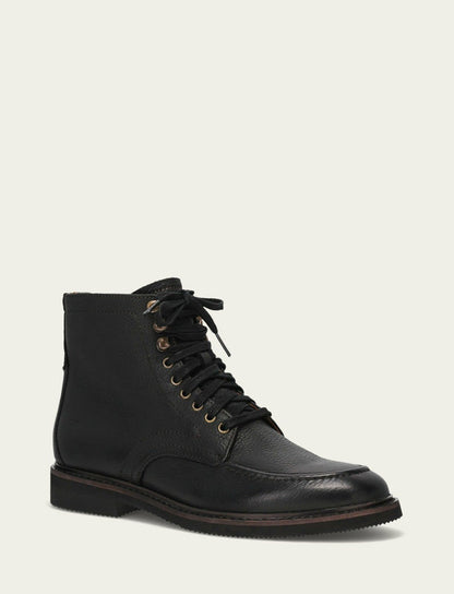 FRYE Men's Black Lowell Mid Lace Boot
