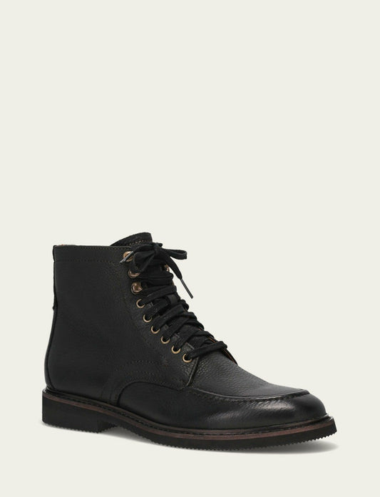 FRYE Men's Black Lowell Mid Lace Boot