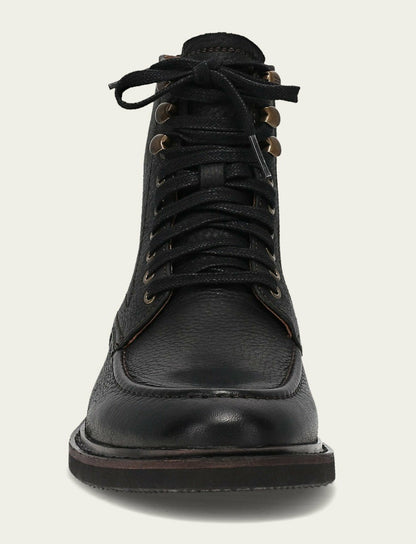 FRYE Men's Black Lowell Mid Lace Boot