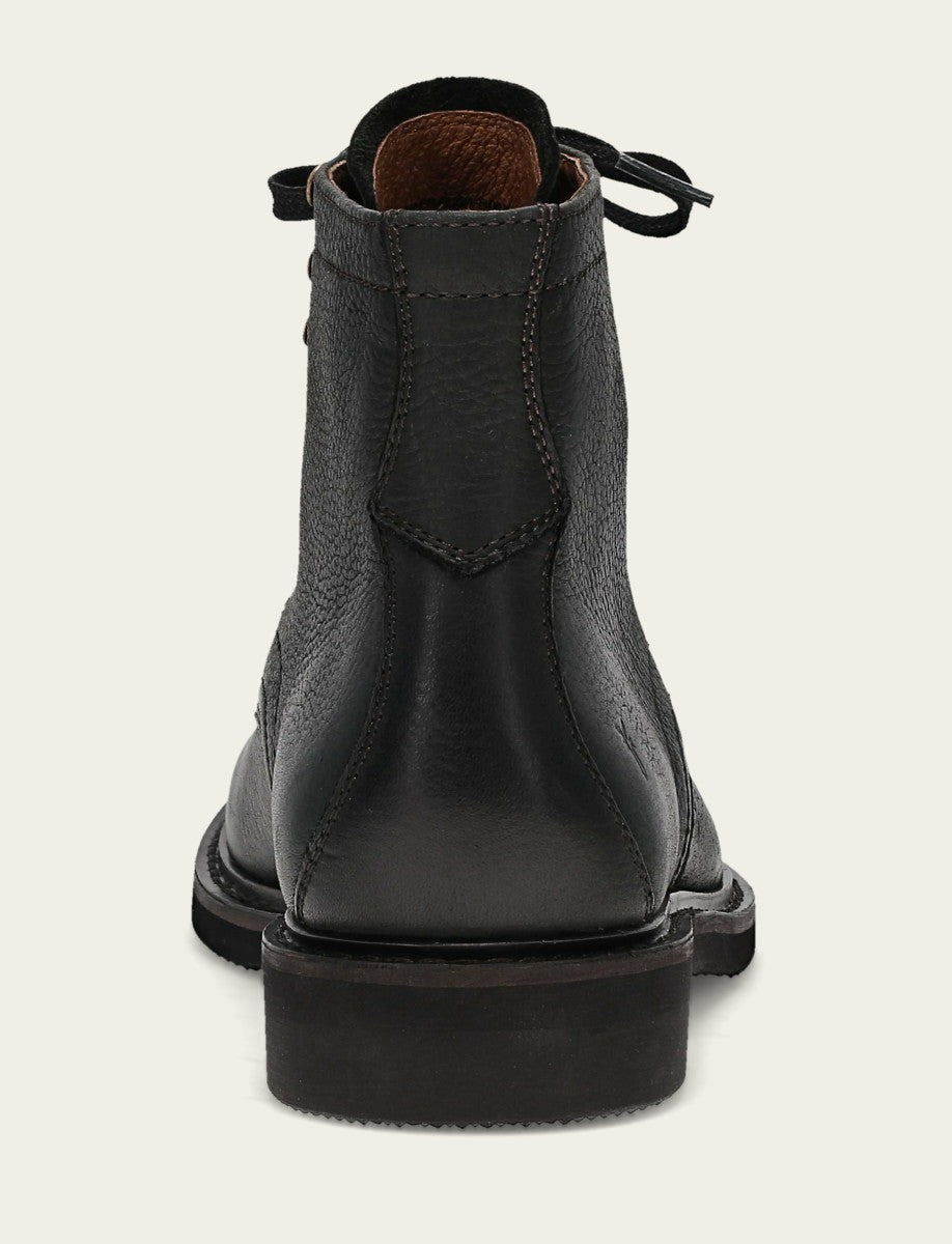 FRYE Men's Black Lowell Mid Lace Boot