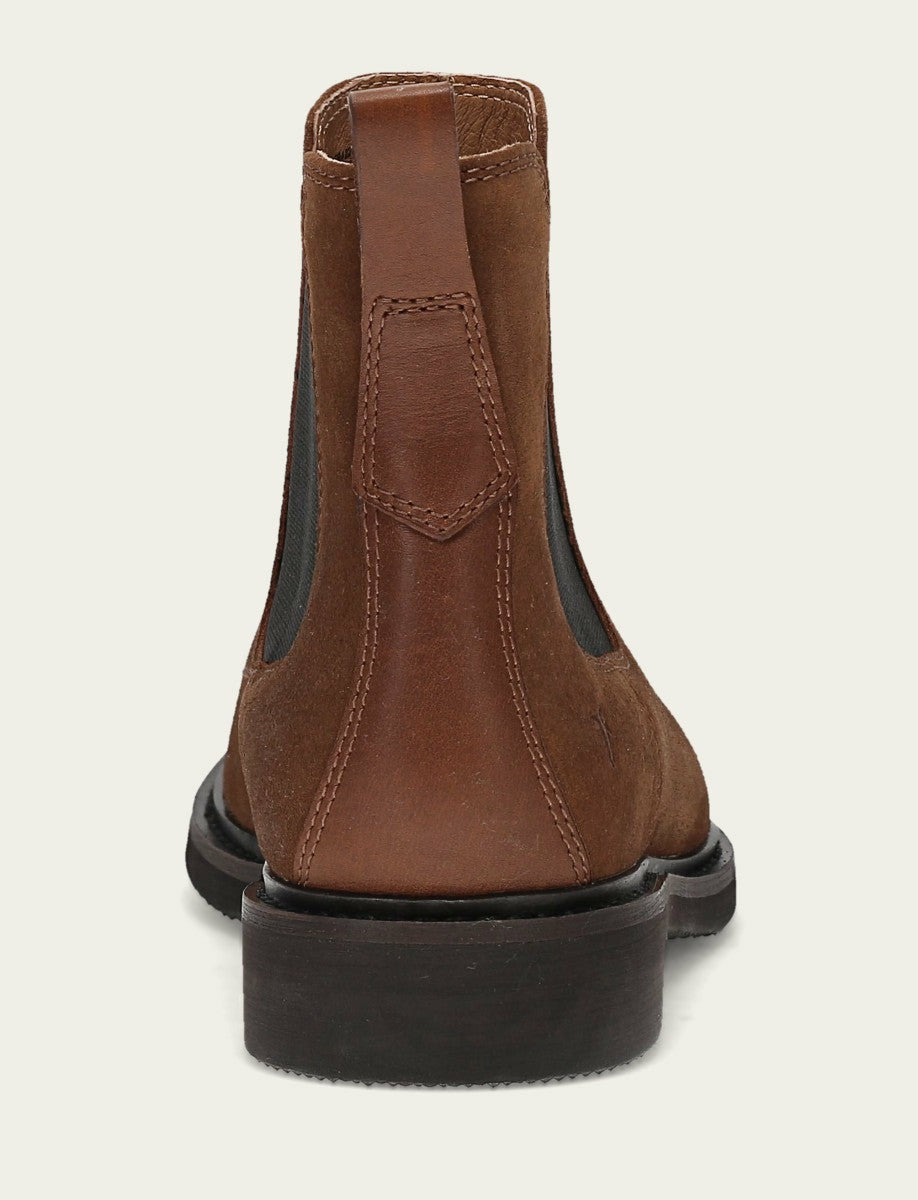 FRYE Men's Dark Walnut Lowell Chelsea Boot