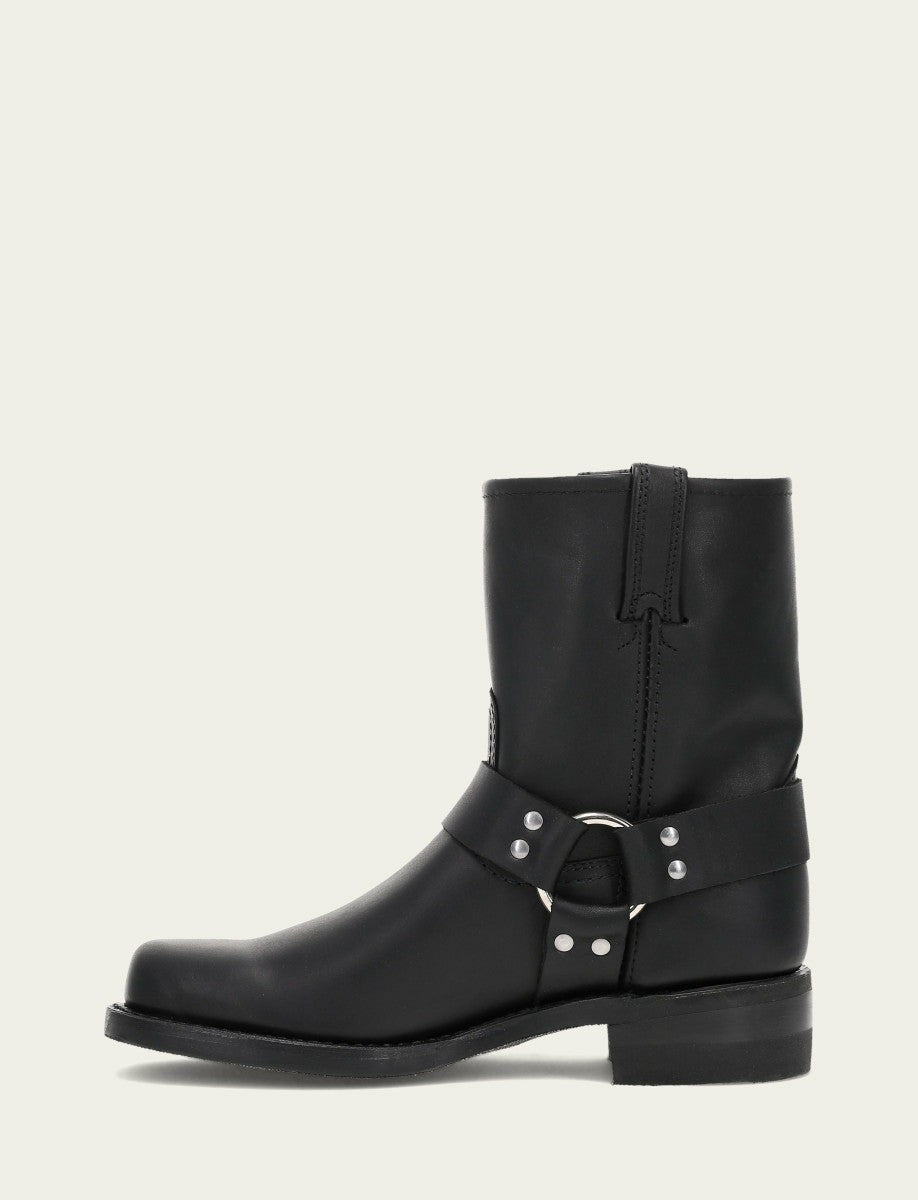 FRYE Men's Black Harness 8R Mens Boots