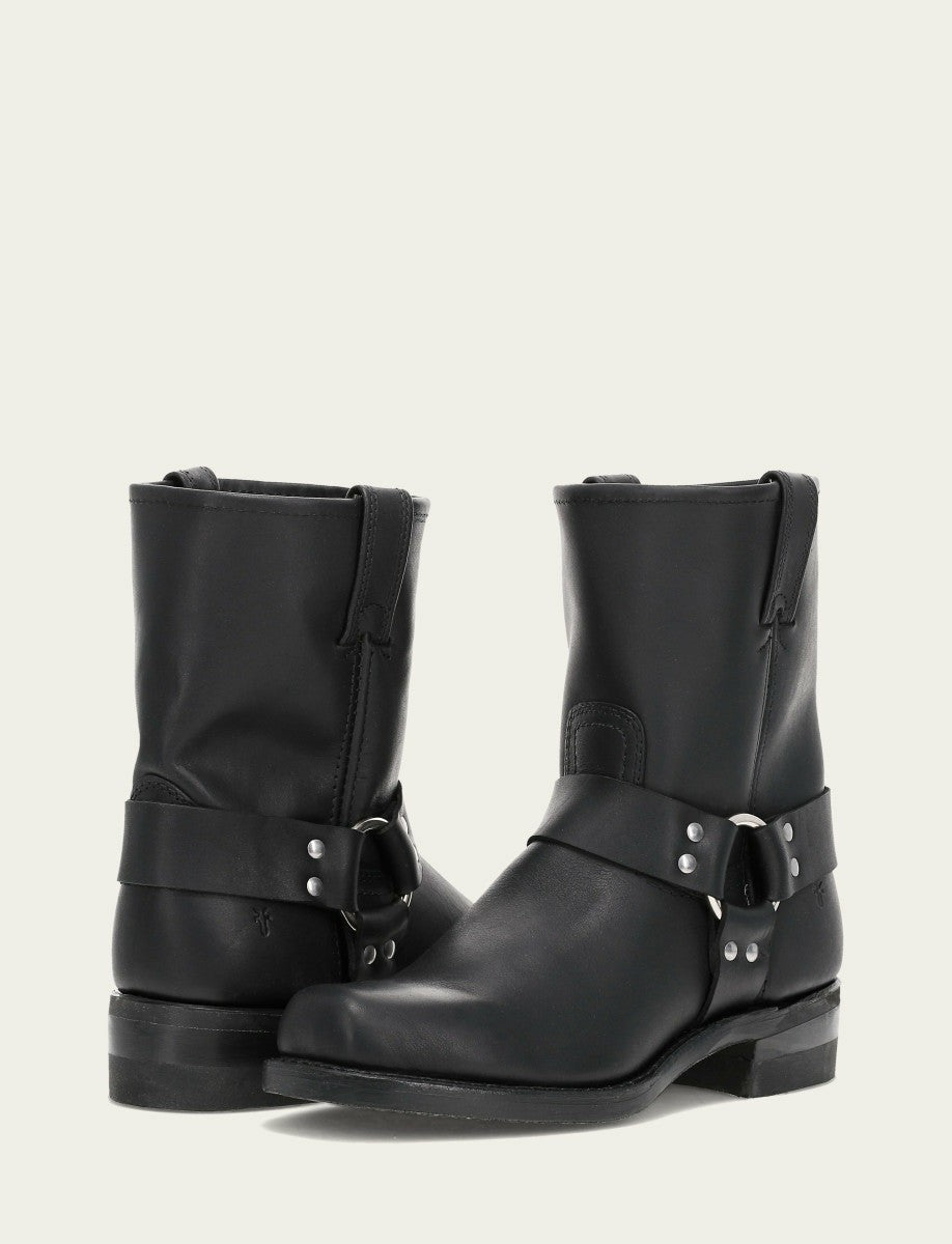 FRYE Men's Black Harness 8R Mens Boots