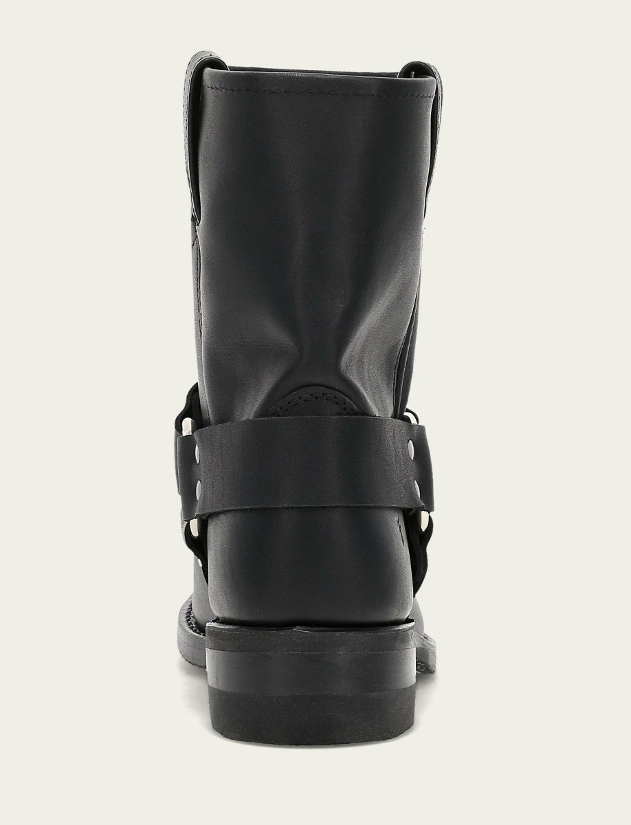 FRYE Men's Black Harness 8R Mens Boots