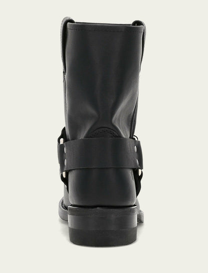FRYE Men's Black Harness 8R Mens Boots
