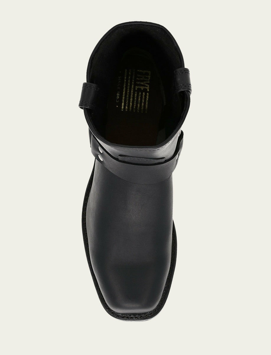 FRYE Men's Black Harness 8R Mens Boots