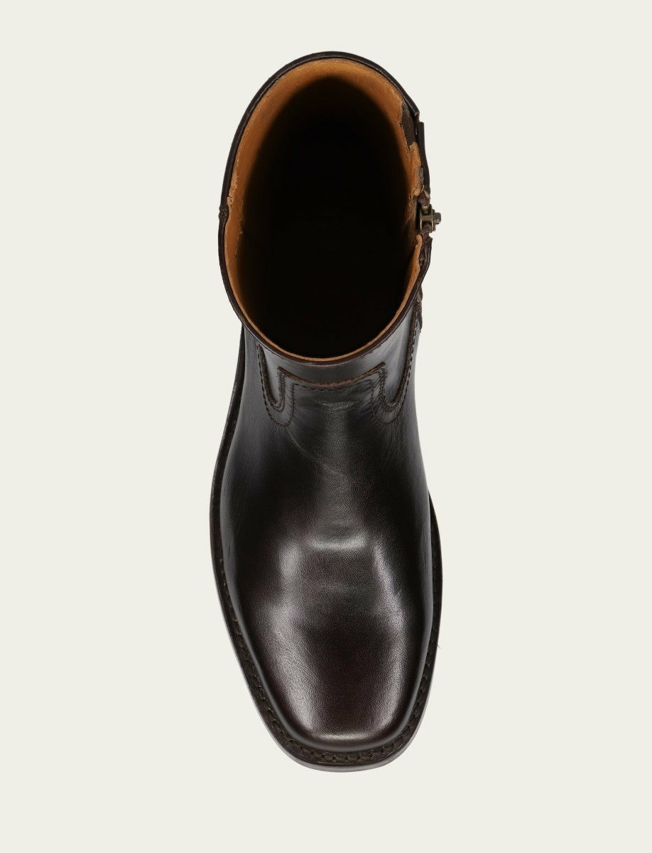 FRYE Men's Bourbon Campus Inside Zip Boots