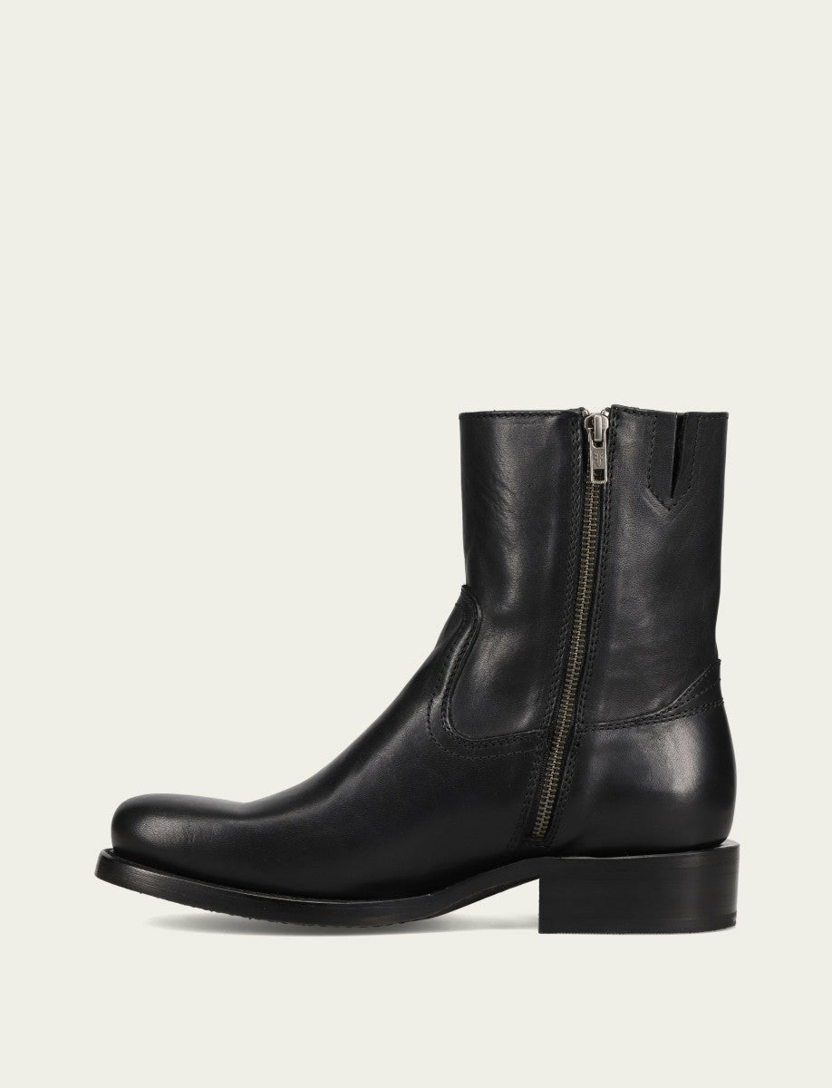 FRYE Men's Black Campus Inside Zip Boots