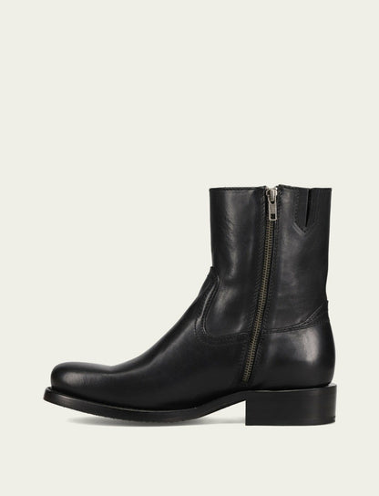 FRYE Men's Black Campus Inside Zip Boots