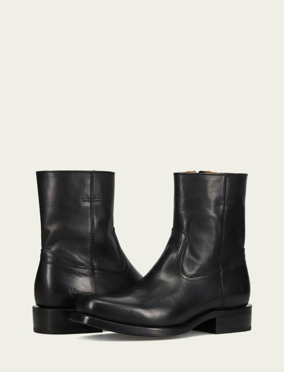FRYE Men's Black Campus Inside Zip Boots