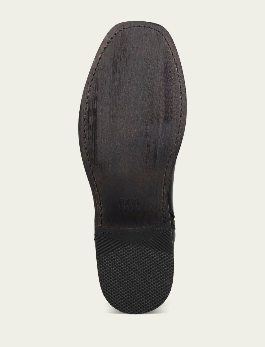 FRYE Men's Black Campus Inside Zip Boots