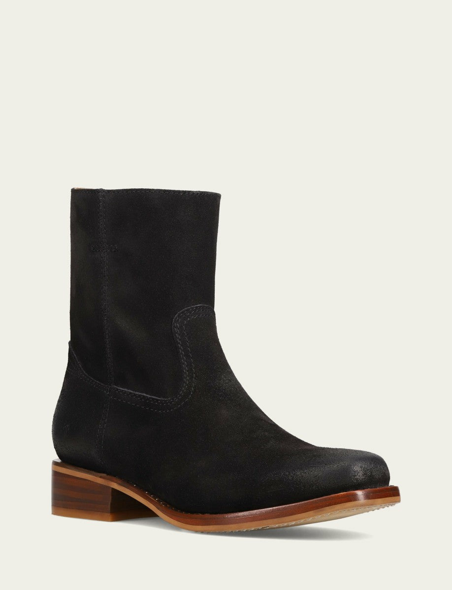 FRYE Men's Bluestone Suede Campus Inside Zip Boot