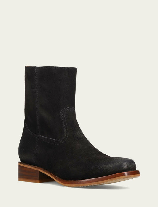 FRYE Men's Bluestone Suede Campus Inside Zip Boot
