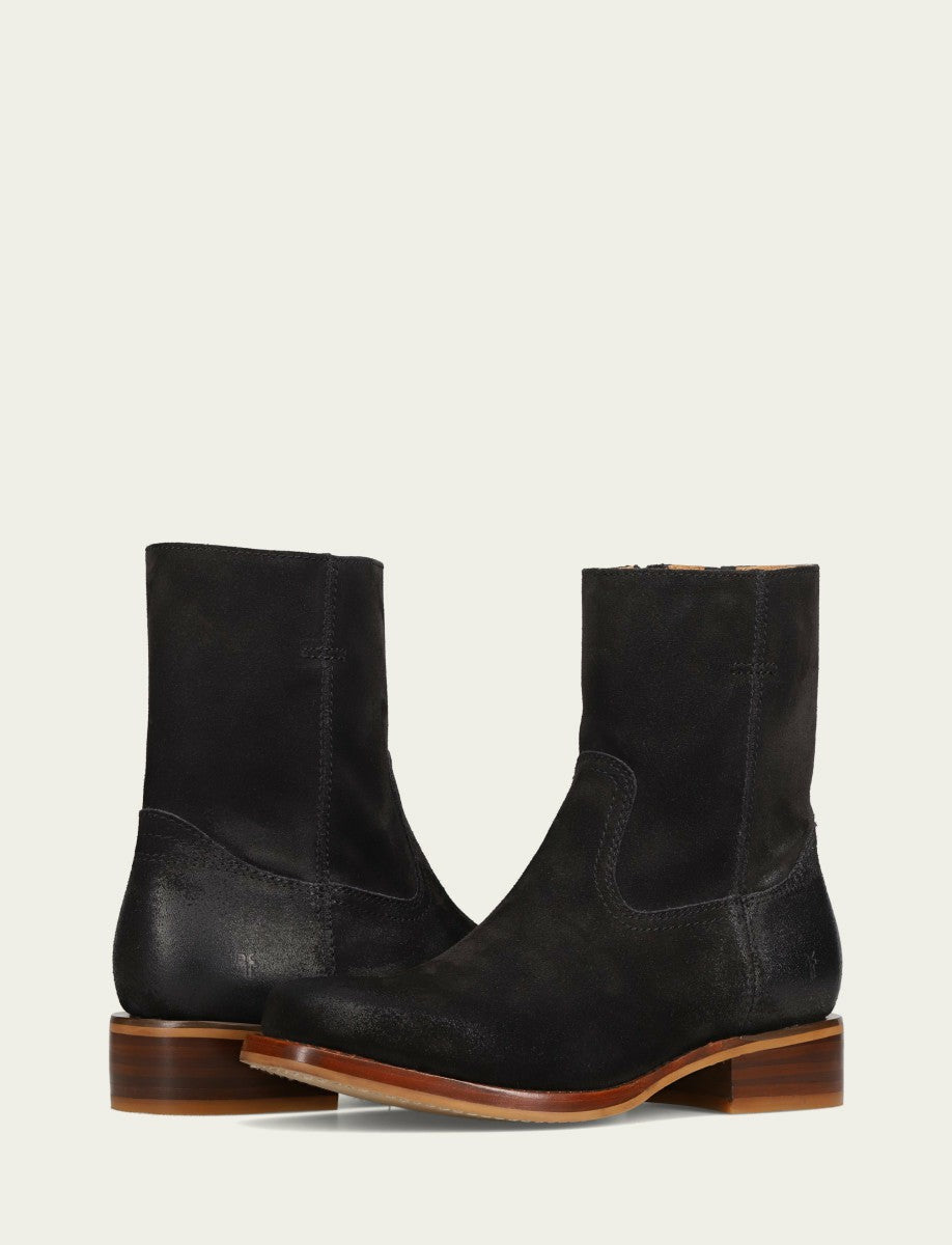 FRYE Men's Bluestone Suede Campus Inside Zip Boot