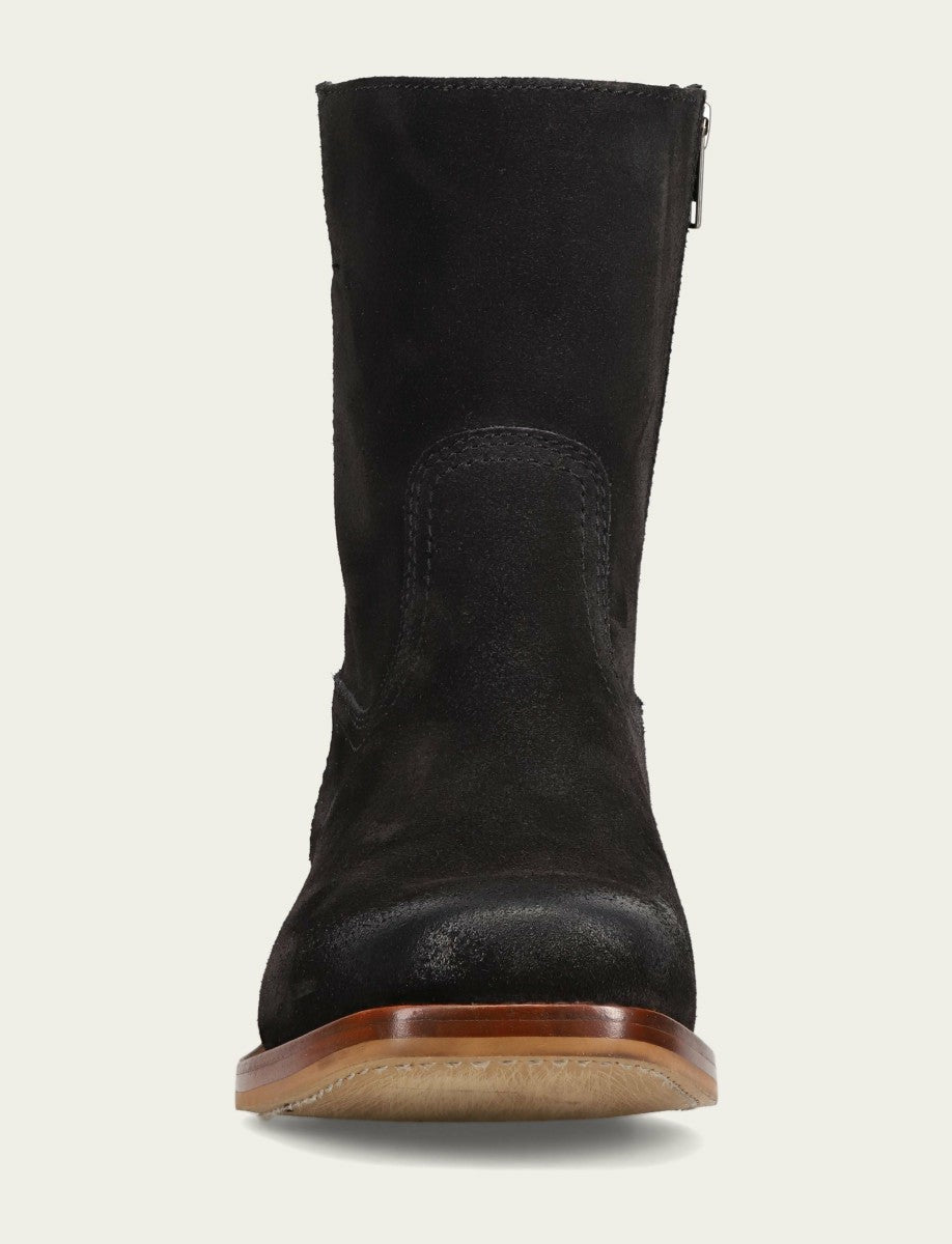 FRYE Men's Bluestone Suede Campus Inside Zip Boot