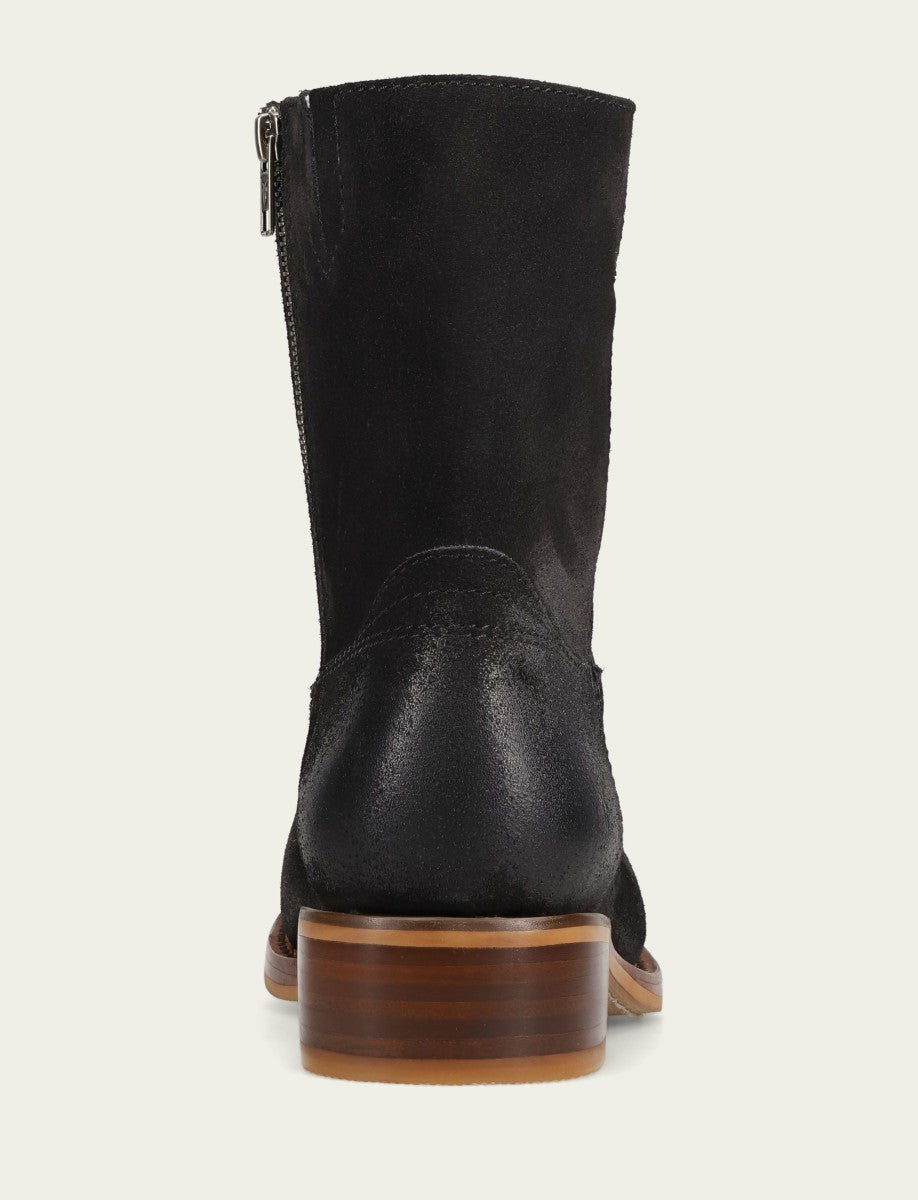 FRYE Men's Bluestone Suede Campus Inside Zip Boot
