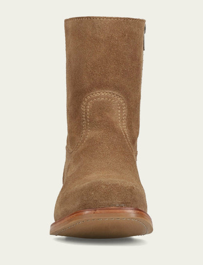 FRYE Men's Mushroom Suede Campus Inside Zip Boot