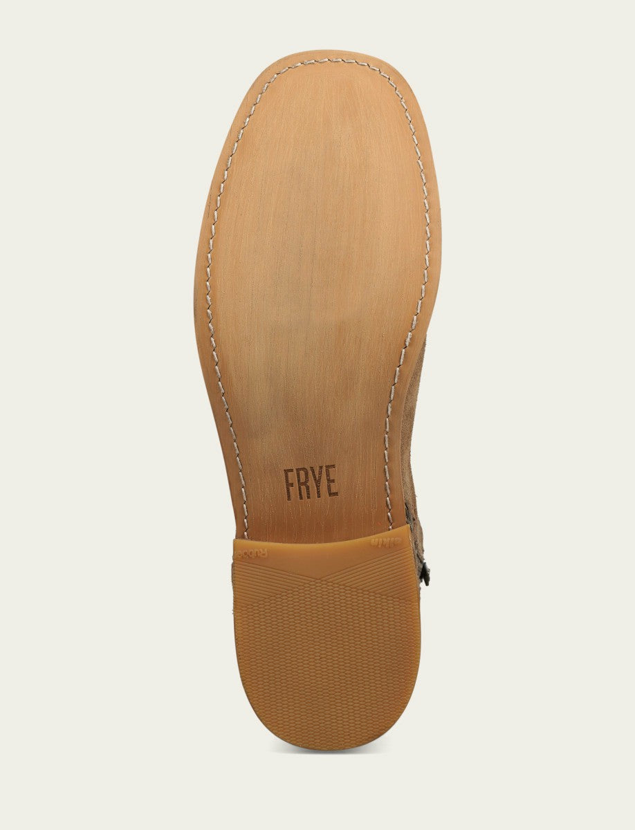 FRYE Men's Mushroom Suede Campus Inside Zip Boot