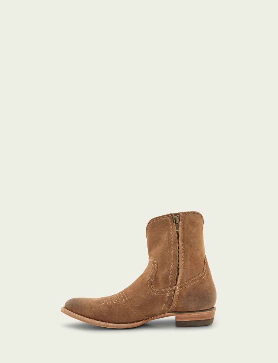 FRYE Men's Dark Ash Austin Inside Zip Boots