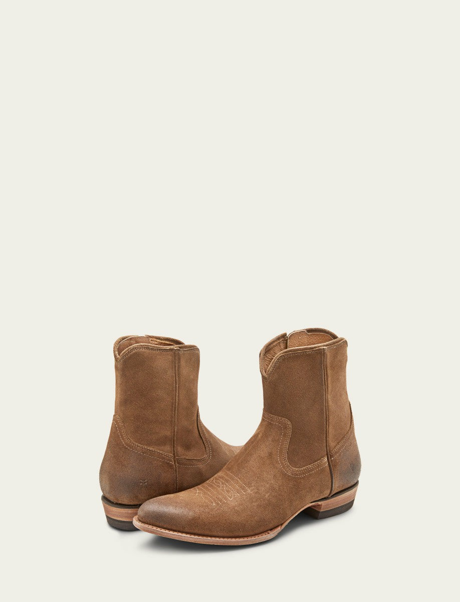 FRYE Men's Dark Ash Austin Inside Zip Boots