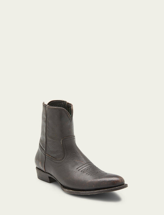 FRYE Men’s Antique Black Austin Inside Zip Leather Boots