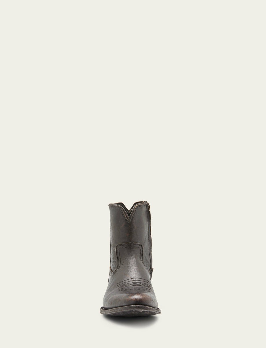 FRYE Men’s Antique Black Austin Inside Zip Leather Boots
